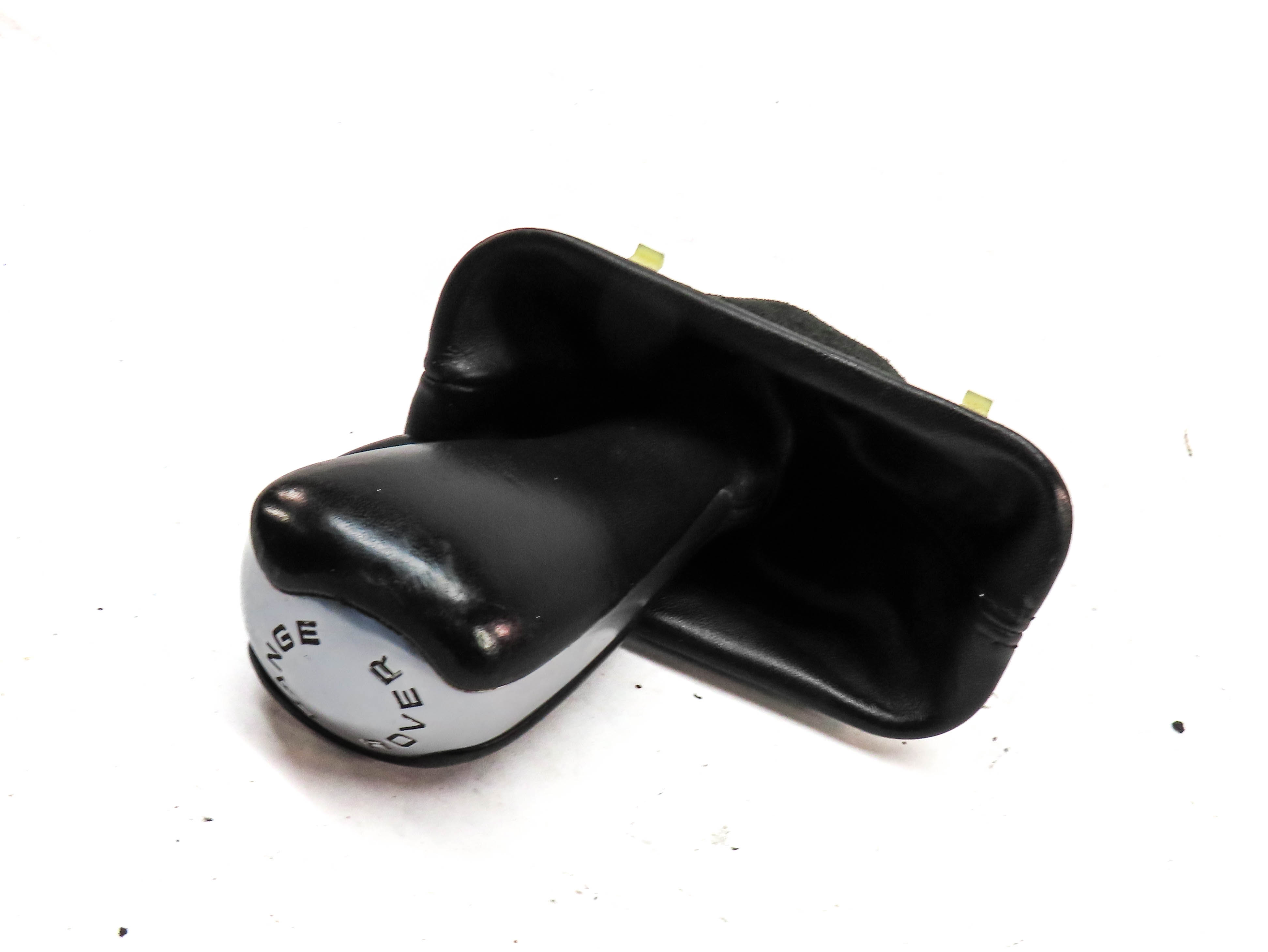 2012 RANGE ROVER (L322) FLOOR GEAR SHIFT SHIFTER KNOB HANDLE w/BOOT (BLACK) — exact item pictured